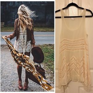 $88 Free People Trapeze Layering Dress / Tank